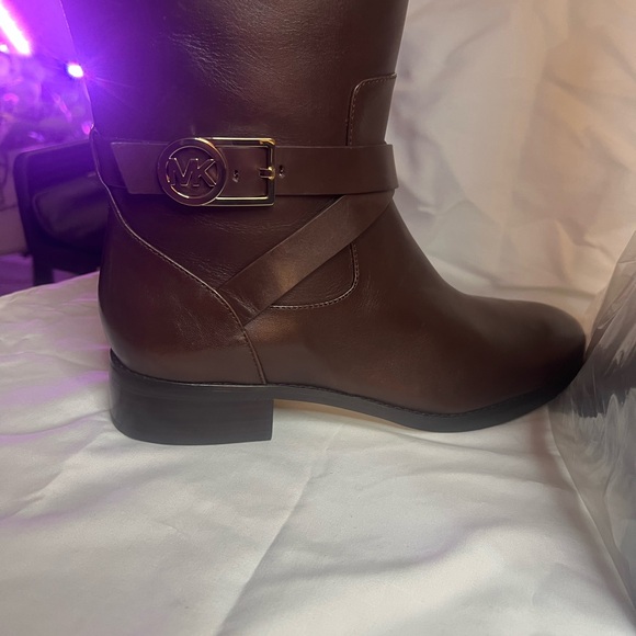 🔥Michael Kors Women's Brown Riding Boots Wide Calf🔥 - Picture 9 of 10